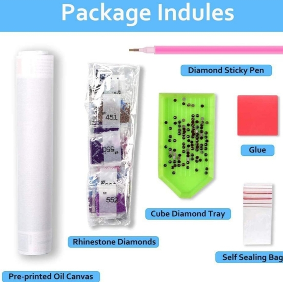 Snow White Diamond Art Kit - Picture 2 of 5